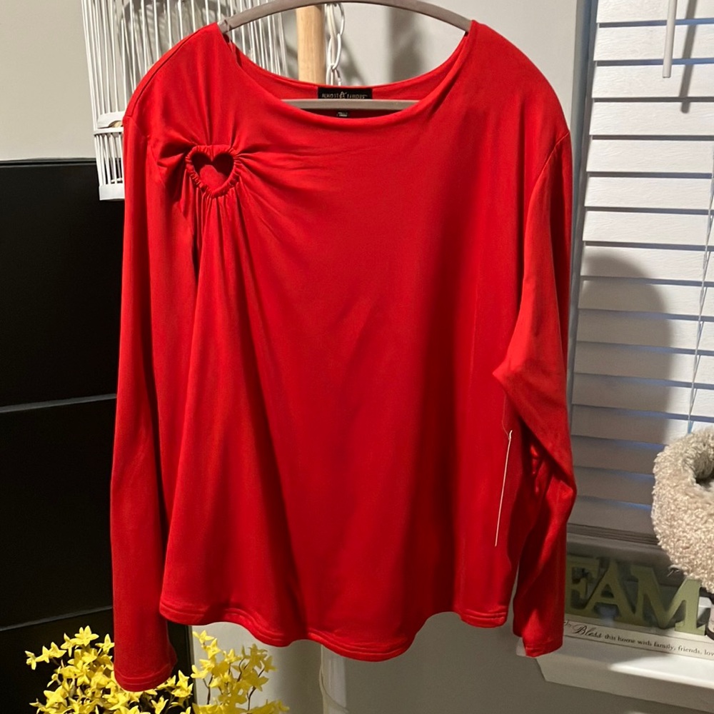 Long Sleeve Heart Top